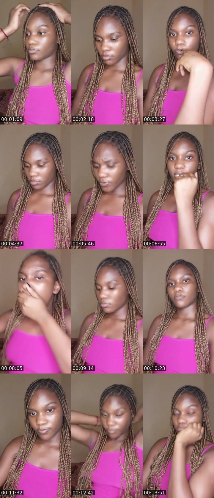 Contact-sheet preview of Tissie's Liveme recording