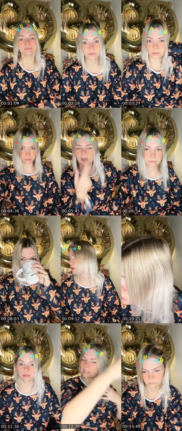 Contact-sheet preview of 🐨HELEN ㋡19🏔️'s Liveme recording