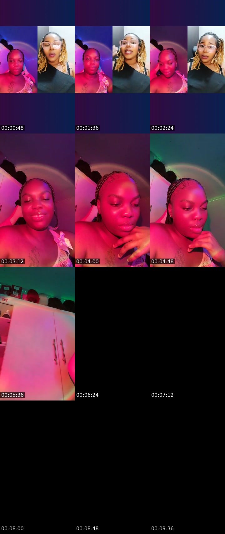 Contact-sheet preview of ✯☞ ✊ PreEy♡EvEr🫧's Liveme recording