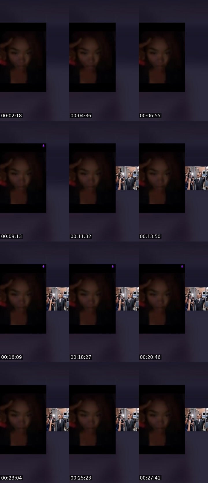 Contact-sheet preview of Val🥀🖤's Liveme recording