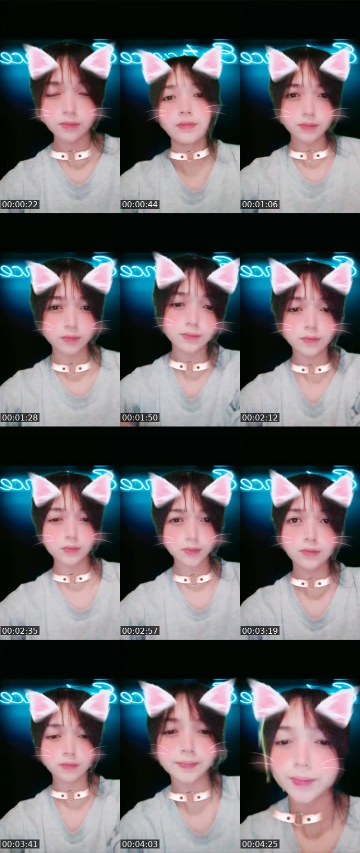 Contact-sheet preview of ngocngic's Liveme recording
