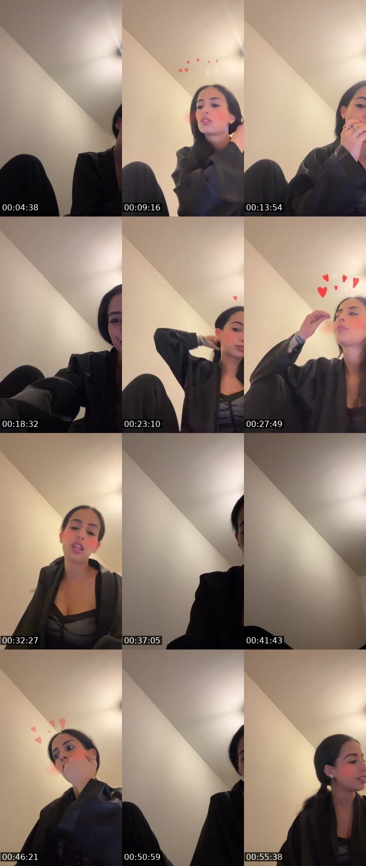 Contact-sheet preview of 𝐌𝐘𝐒𝐓𝐄𝐑𝐘 🐝's Liveme recording