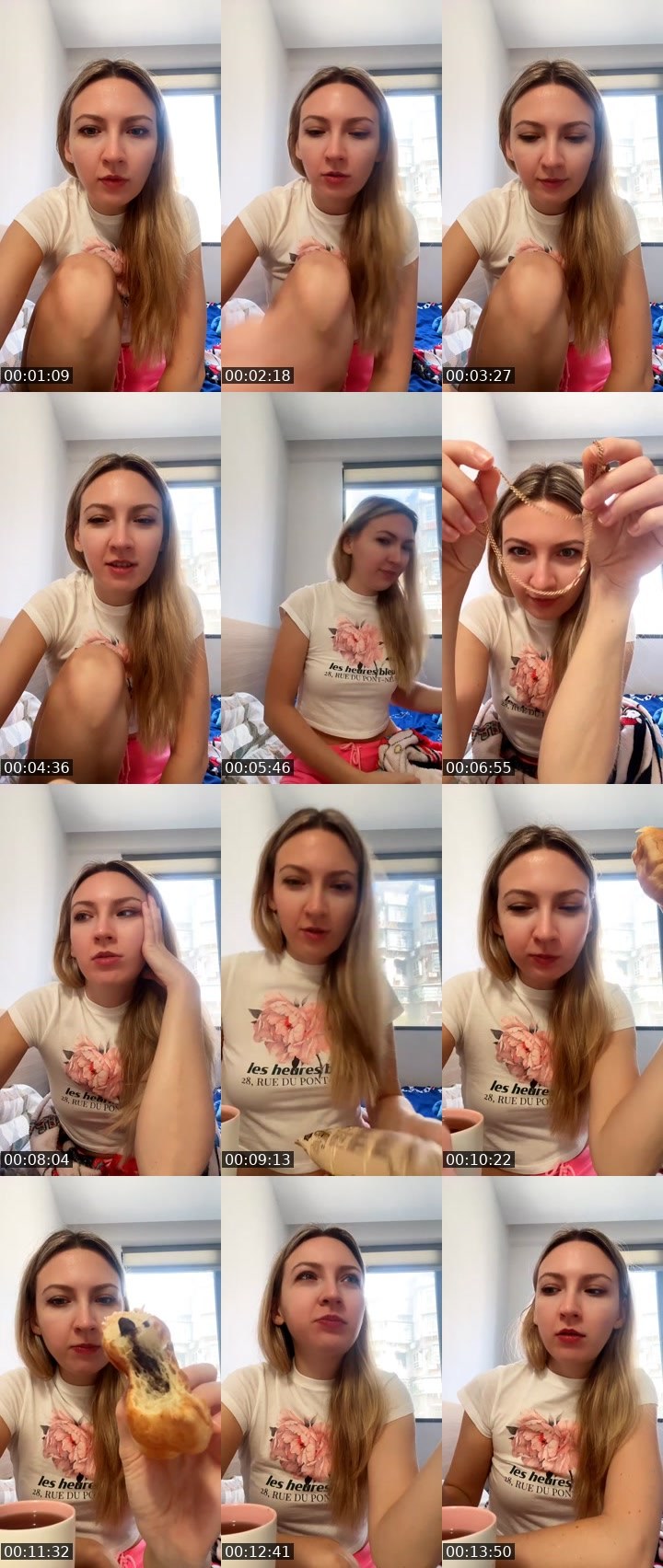 Contact-sheet preview of ♥️EvA🇷🇺's Liveme recording