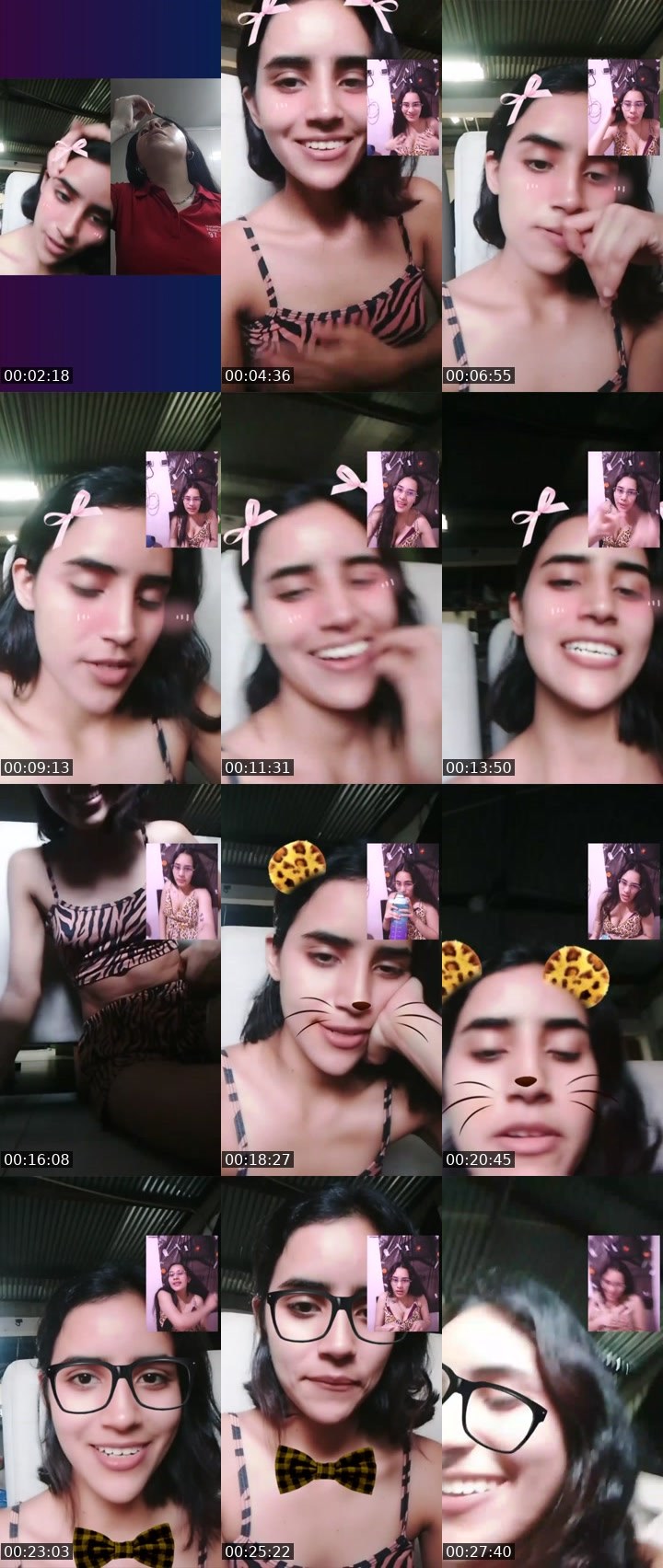 Contact-sheet preview of 🫧🌪️Ashley.P 🔥's Liveme recording