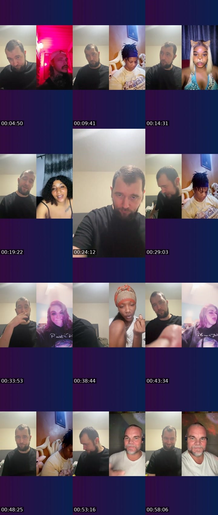 Contact-sheet preview of A noodle doodle's Liveme recording
