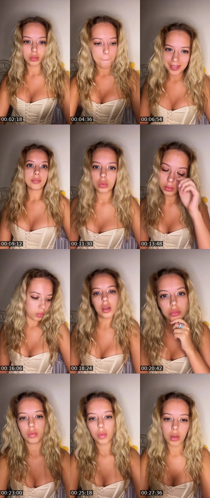 Contact-sheet preview of MaRy🐾🇺🇦's Liveme recording