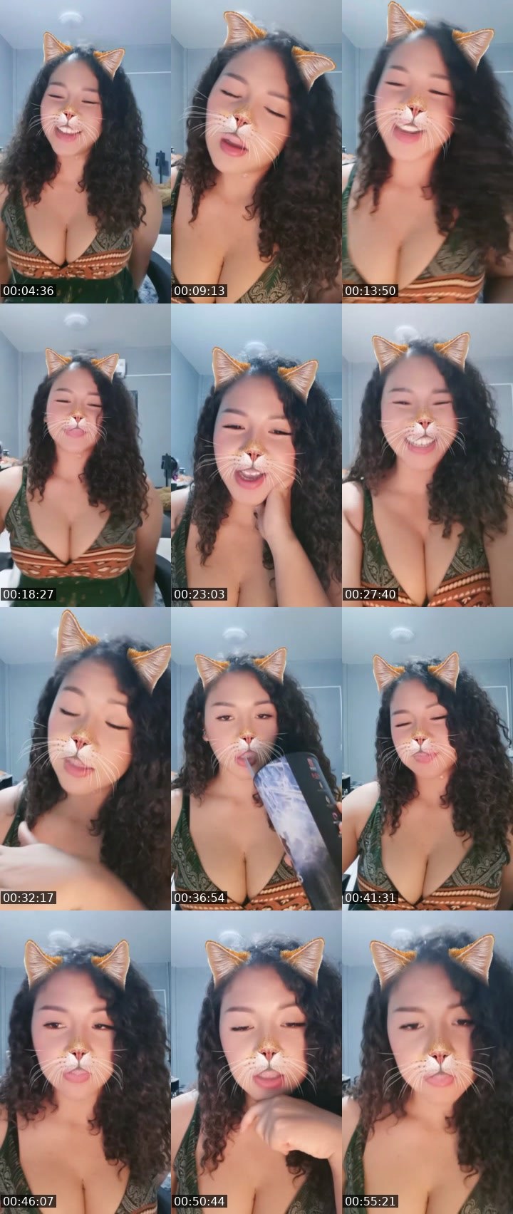 Contact-sheet preview of ♡メイメイ愛's Liveme recording