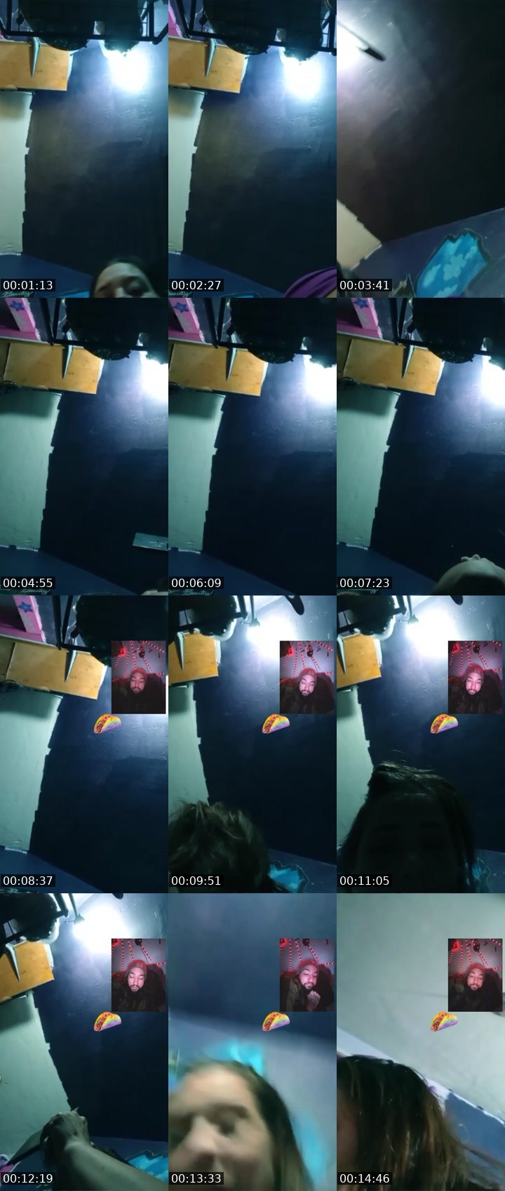 Contact-sheet preview of 𖤍𝔠ⓗ𝐚ᔕｅя ❤️‍🔥's Liveme recording