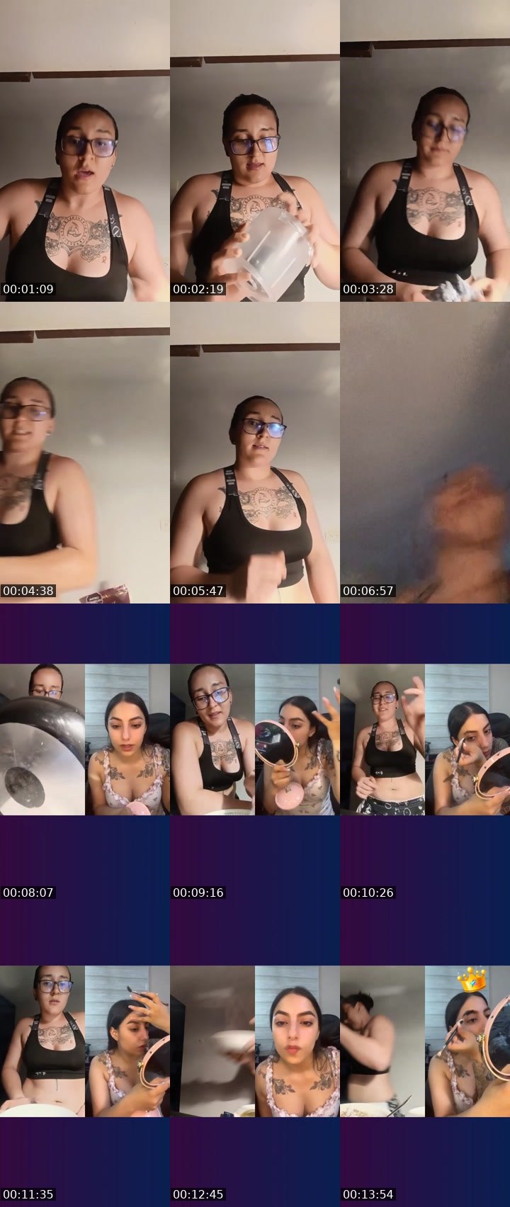 Contact-sheet preview of 💠Rulisa 🧸🥑's Liveme recording