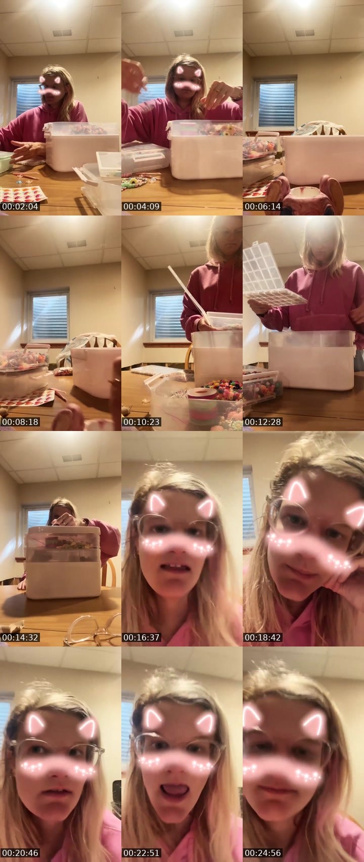 Contact-sheet preview of Tootsie pop's Liveme recording