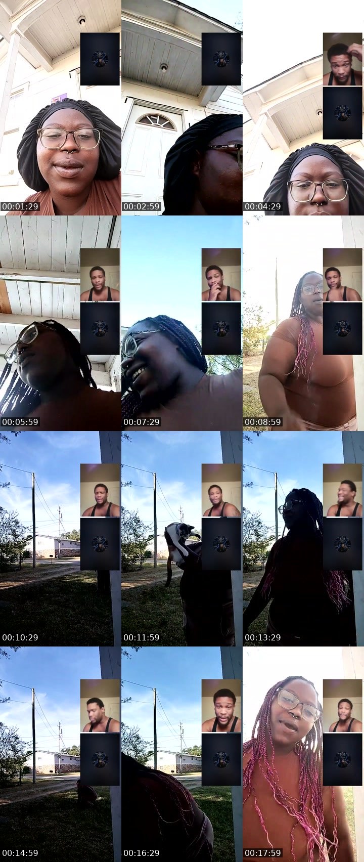 Contact-sheet preview of Diorè.Da.P's Liveme recording
