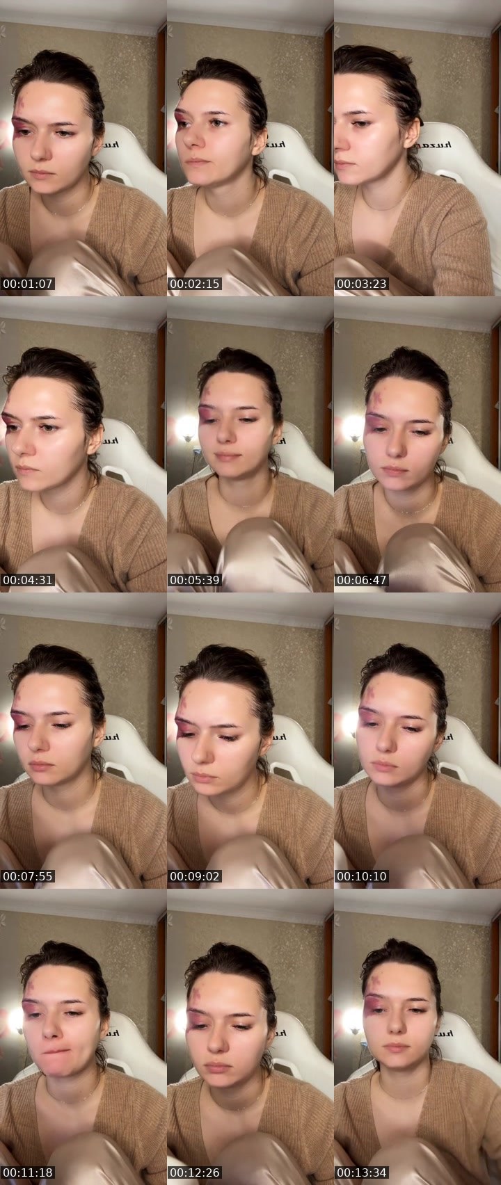 Contact-sheet preview of Krystyna💋's Liveme recording