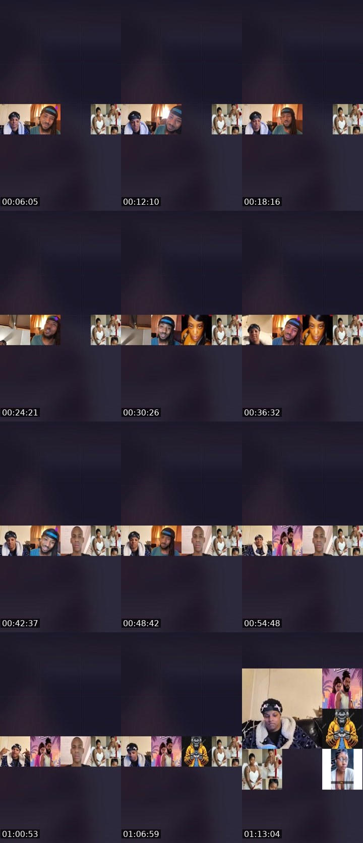 Contact-sheet preview of 💰Ms🌹Resa B🌹's Liveme recording