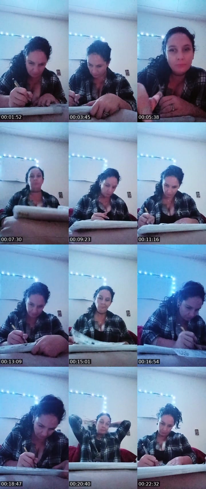Contact-sheet preview of Lacey Moon 🌙🌙's Liveme recording