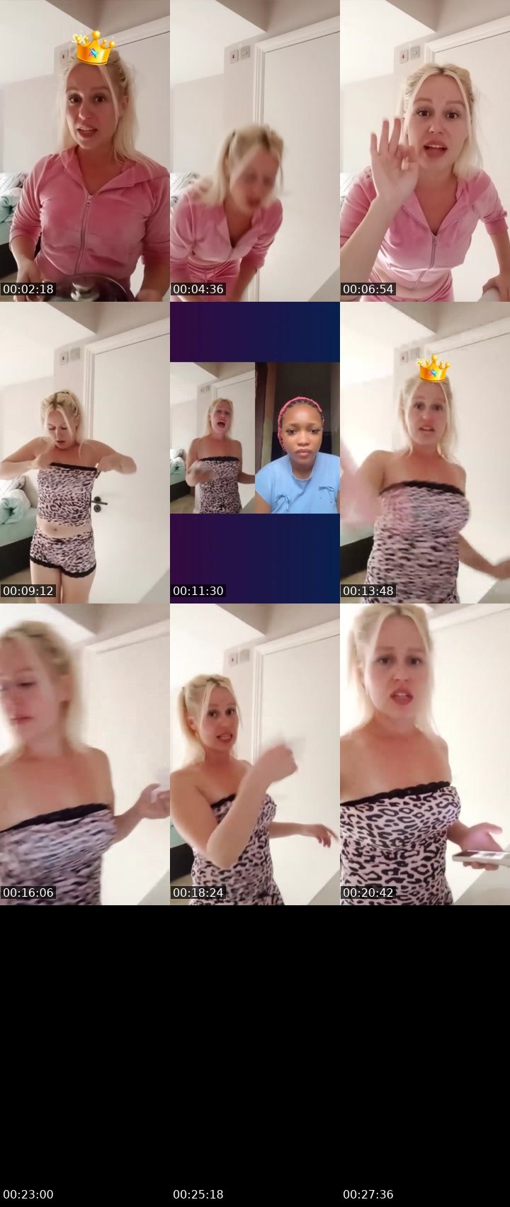 Contact-sheet preview of Benzzzy's Liveme recording