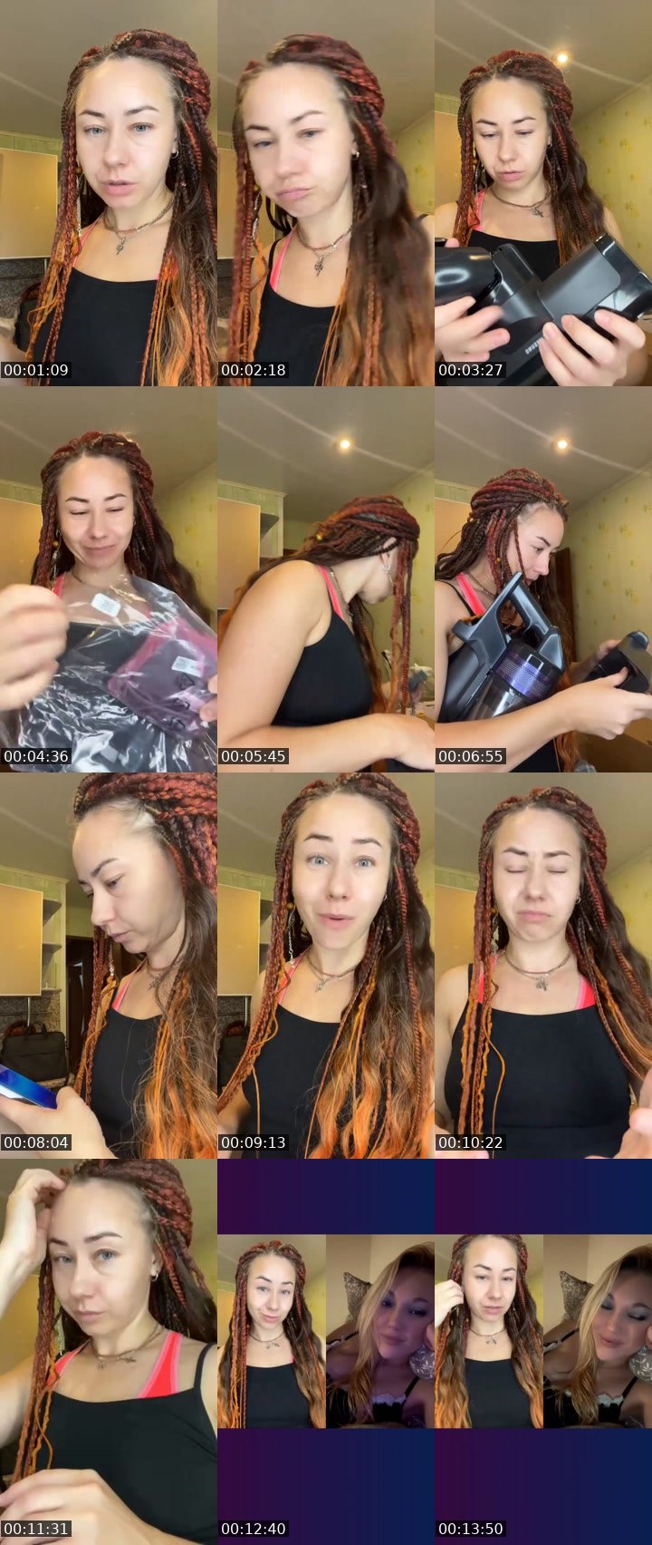 Contact-sheet preview of MU$E💎℄'s Liveme recording