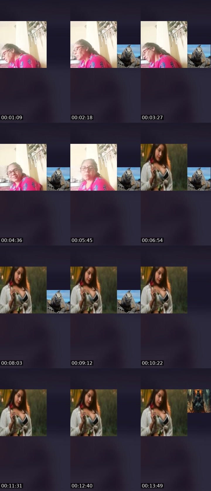 Contact-sheet preview of Neema Sharma's Liveme recording