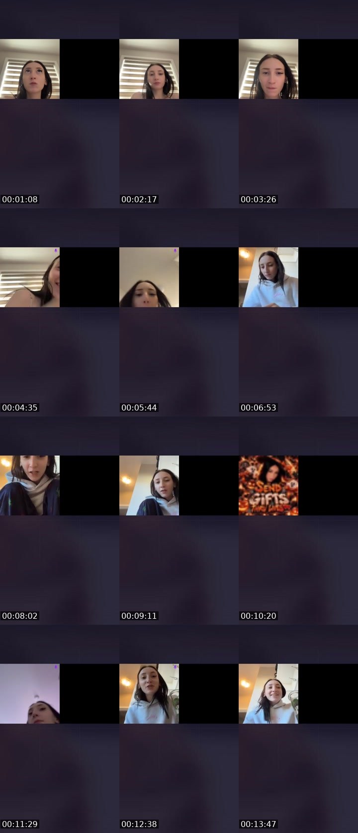 Contact-sheet preview of Jluxox's Liveme recording