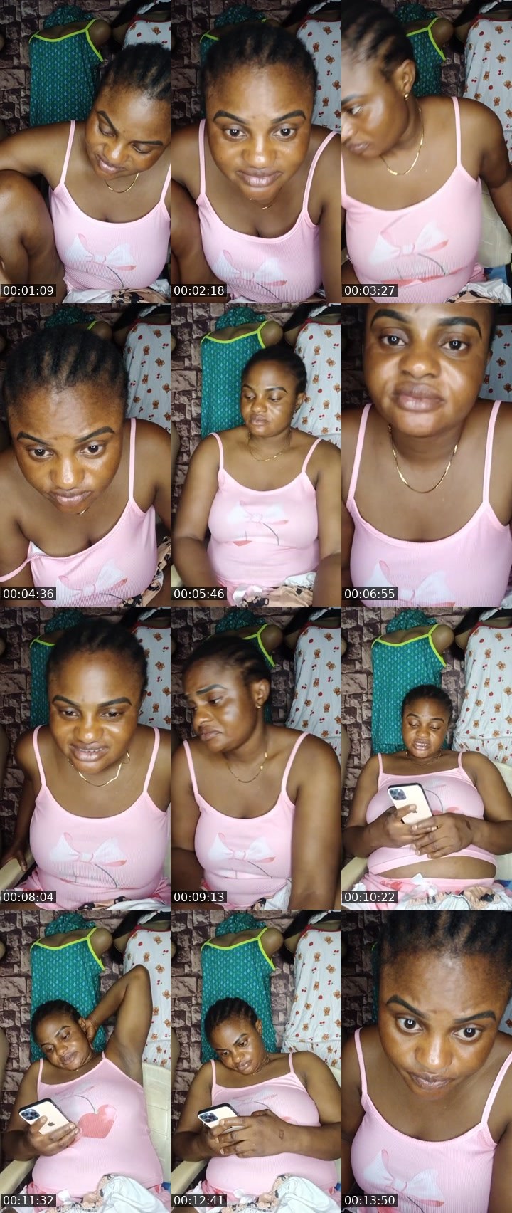 Contact-sheet preview of sharonsexy's Liveme recording