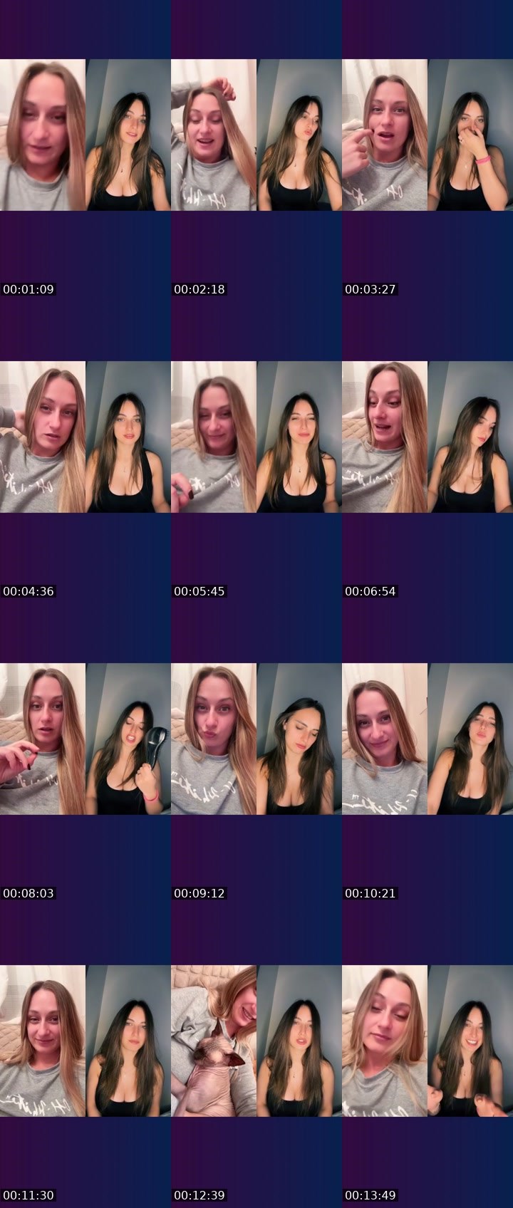 Contact-sheet preview of 𝓟𝓲𝓴𝓪 ༺♡༻'s Liveme recording