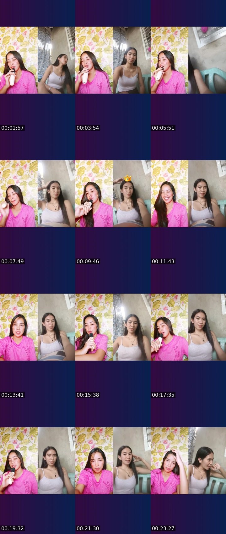 Contact-sheet preview of 👸?akhie🦸(NP)'s Liveme recording