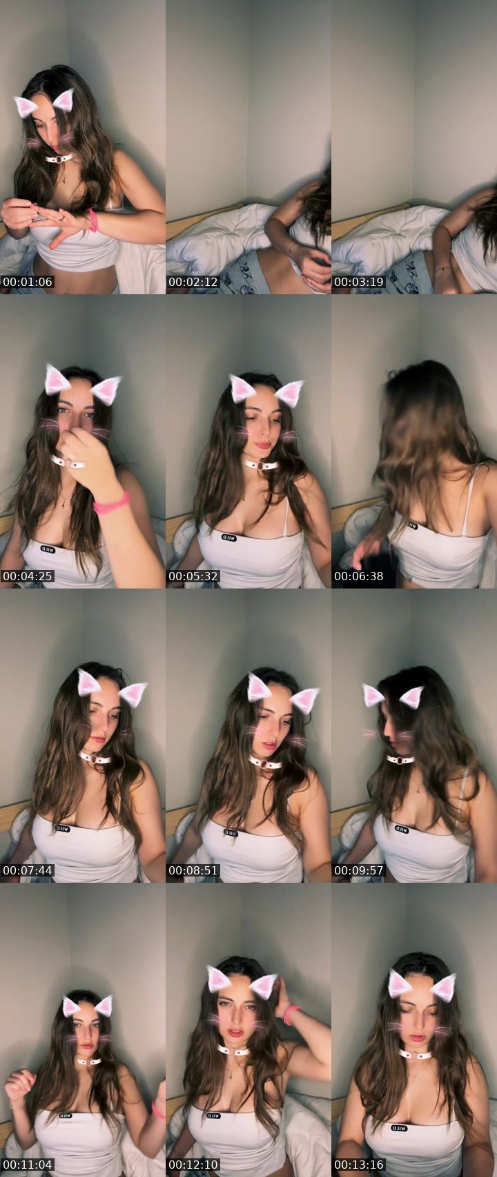 Contact-sheet preview of 💯𝒞𝓊𝓉ℯ℄𝒜𝓁ℯ𝓍🦋's Liveme recording