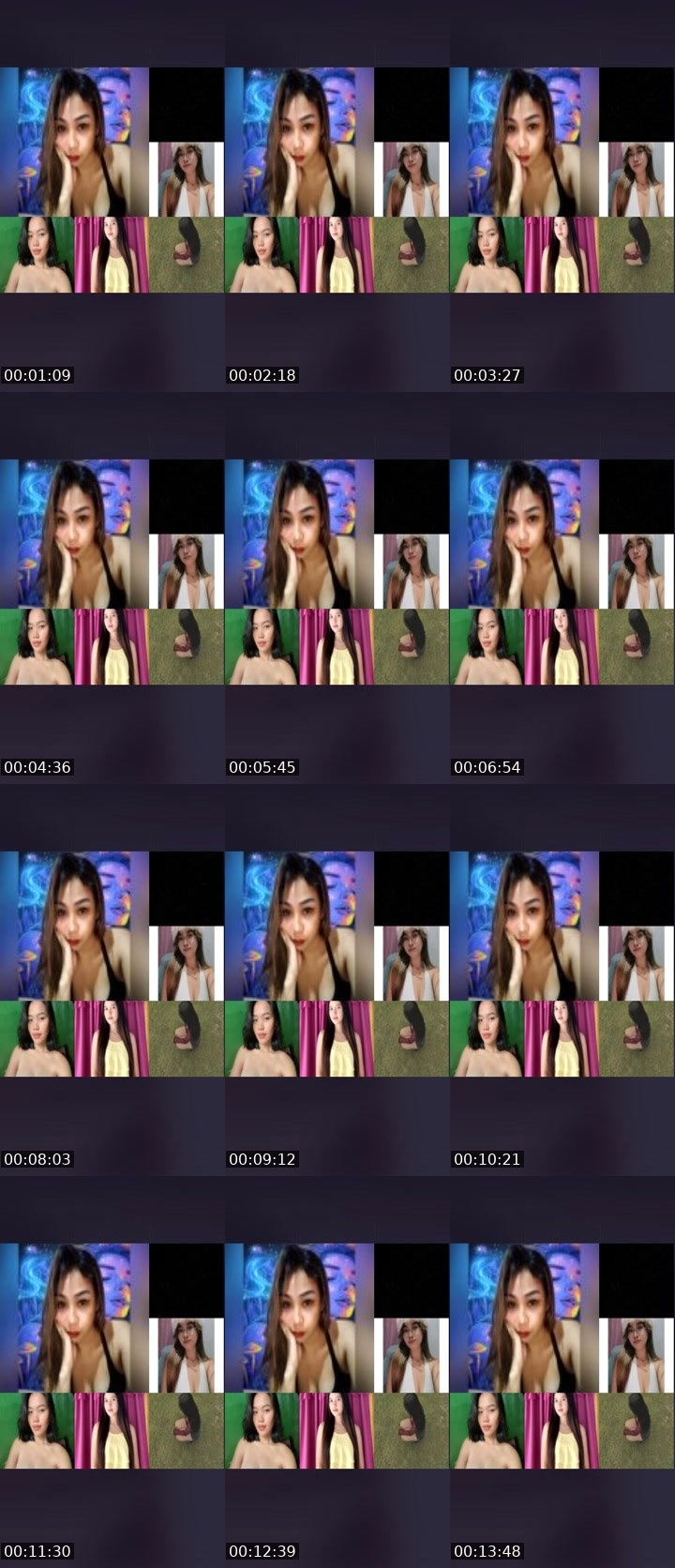 Contact-sheet preview of TA⃟🪽 cHu👼's Liveme recording