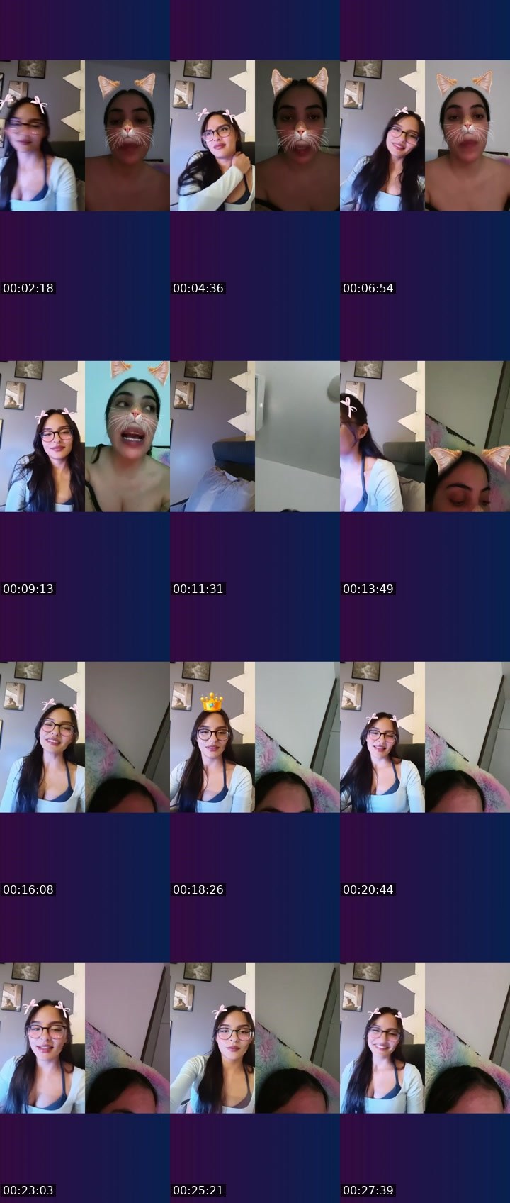 Contact-sheet preview of Candas♥️Lobito's Liveme recording
