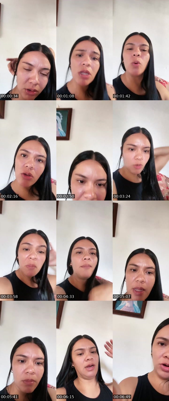 Contact-sheet preview of 🪩MELISSA OSPINA🪽✨'s Liveme recording