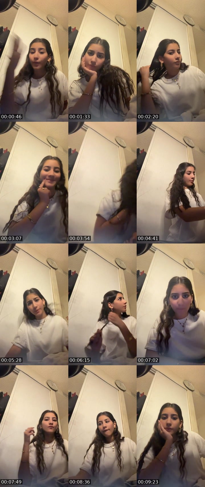 Contact-sheet preview of gigi888's Liveme recording