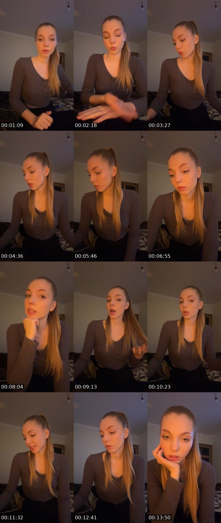 Contact-sheet preview of Kketttiii's Liveme recording
