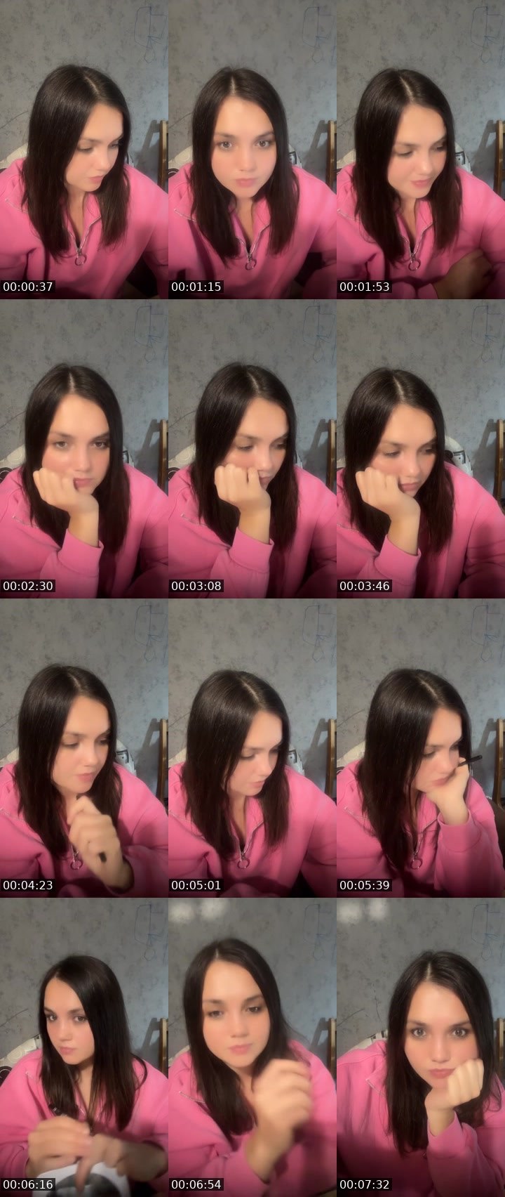 Contact-sheet preview of Nastya KH 😇's Liveme recording