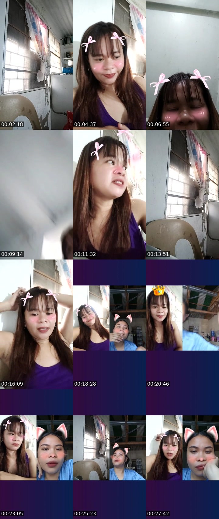 Contact-sheet preview of 👼ᴬᴬ✿ꜱᴀᴍ✿NP's Liveme recording