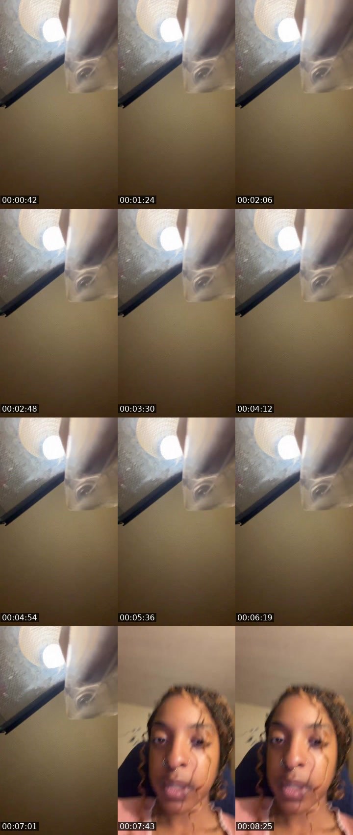 Contact-sheet preview of prettygyal's Liveme recording