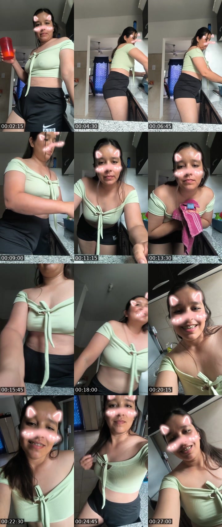 Contact-sheet preview of Virginia Alderete's Liveme recording