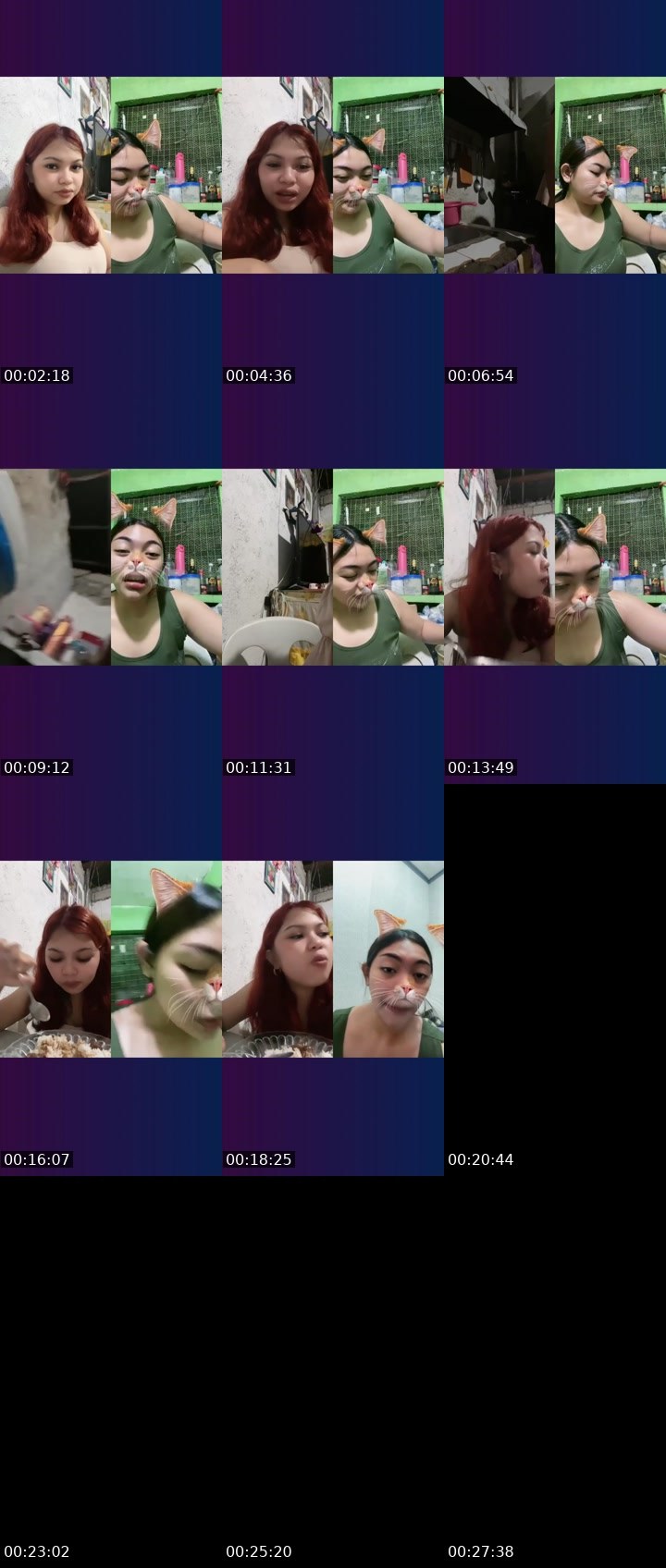 Contact-sheet preview of ♛ ₚₕ Rich✨🐦‍⬛'s Liveme recording