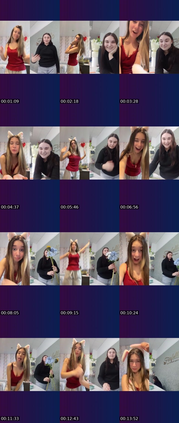 Contact-sheet preview of mrs_maria😍's Liveme recording