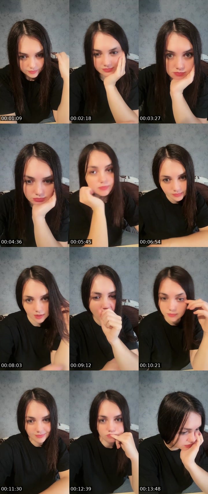Contact-sheet preview of Nastya KH 😇's Liveme recording