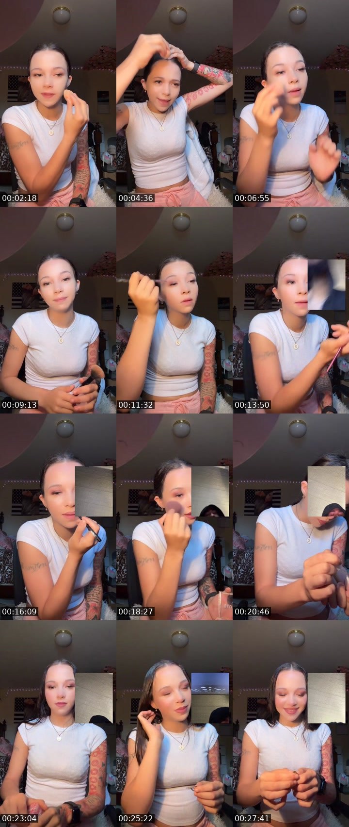 Contact-sheet preview of Goddessfaye's Liveme recording