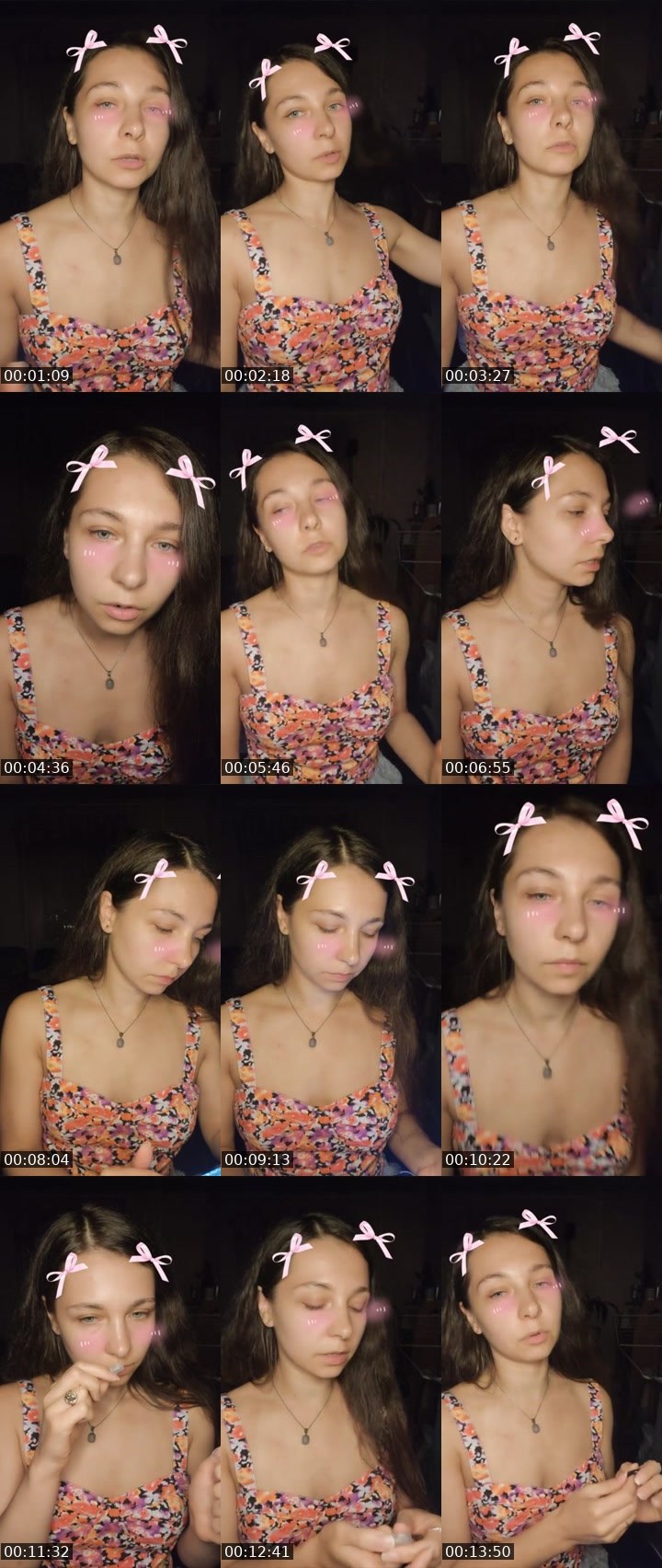 Contact-sheet preview of 💜 Petite Paposh's Liveme recording