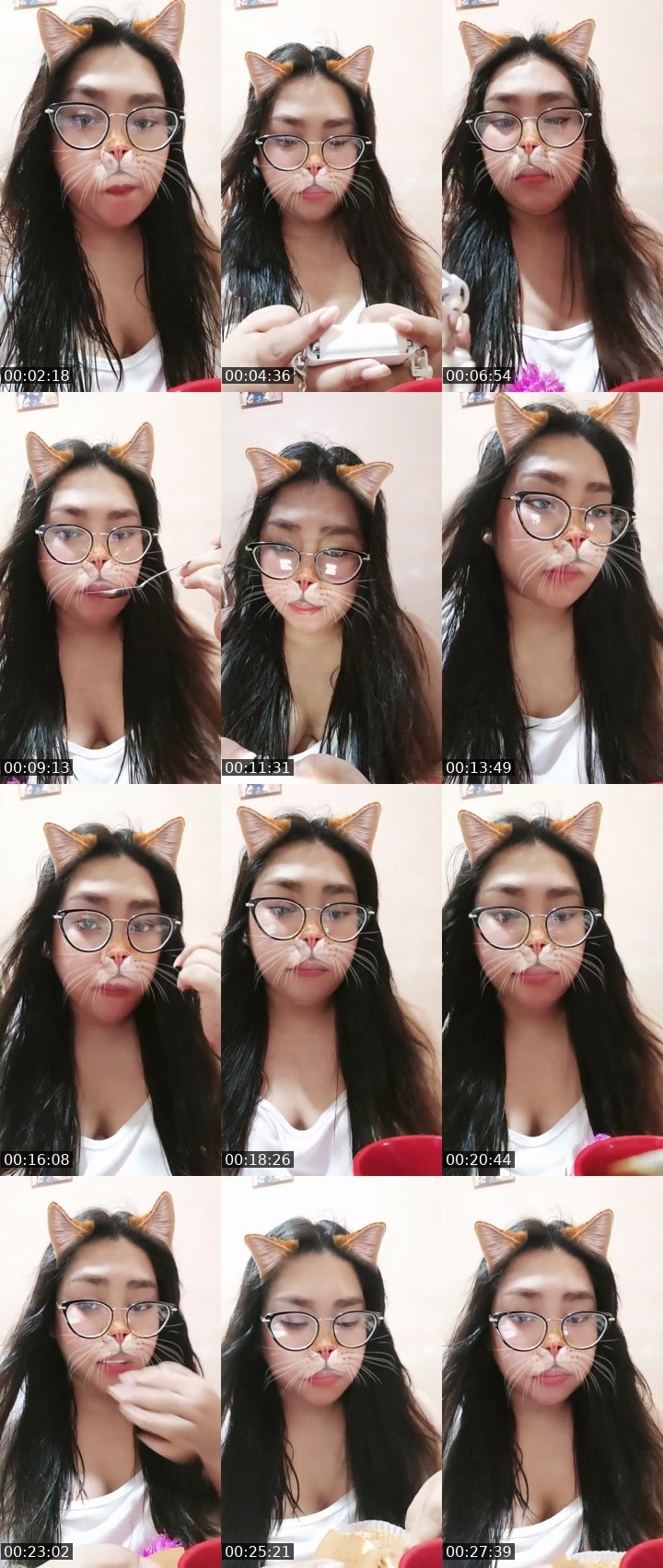 Contact-sheet preview of 🍑Obryee's Liveme recording