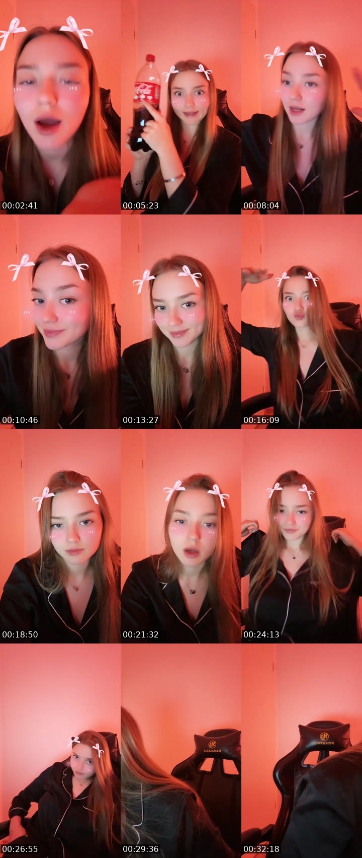 Contact-sheet preview of Shakira🥰🇺🇦's Liveme recording