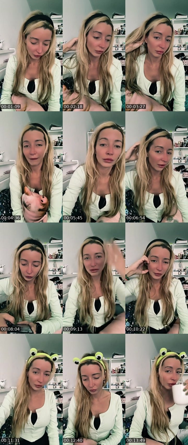 Contact-sheet preview of 😉Kate 🤍℄'s Liveme recording