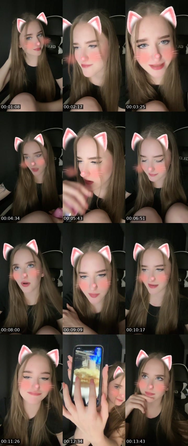Contact-sheet preview of 💫 Ola 💫's Liveme recording
