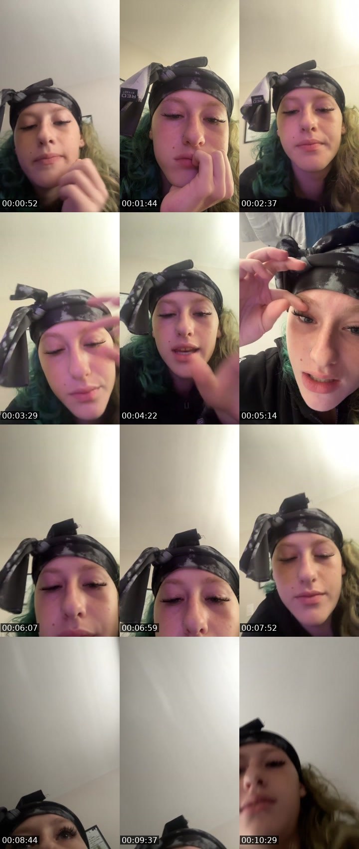 Contact-sheet preview of Shyyshyy's Liveme recording