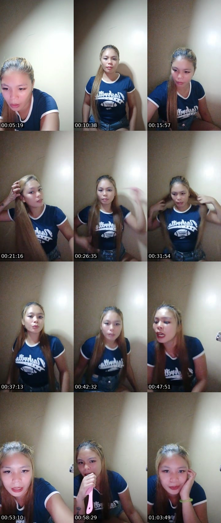 Contact-sheet preview of 🐺👸chealsea🫧's Liveme recording