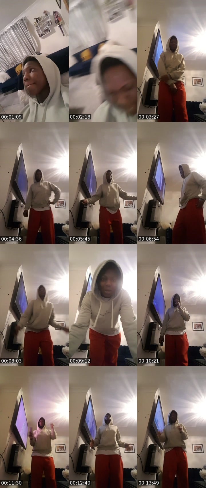 Contact-sheet preview of Miracle Erhunmwunse's Liveme recording