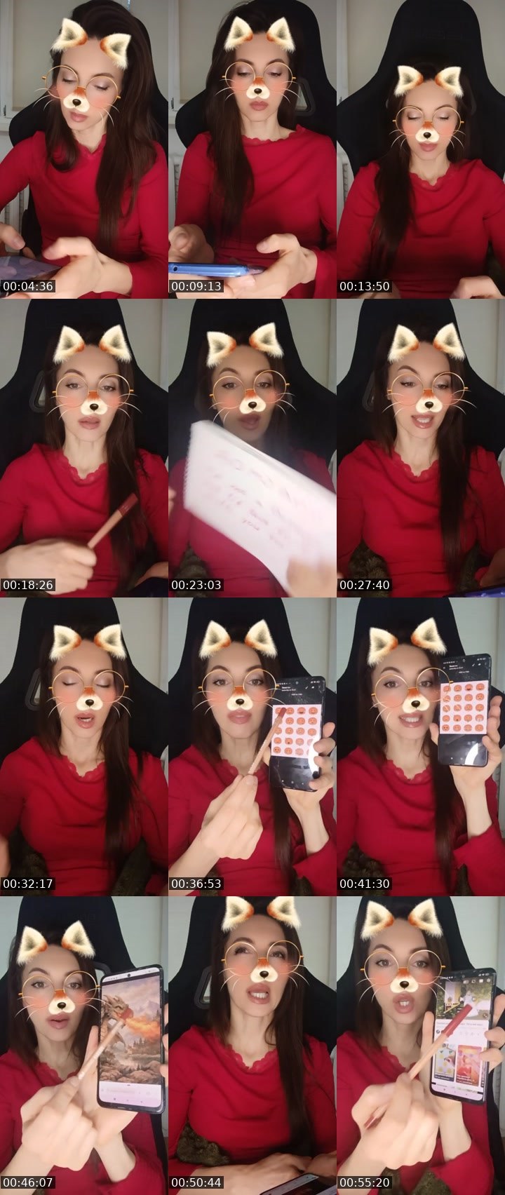 Contact-sheet preview of 💯Oly's Liveme recording
