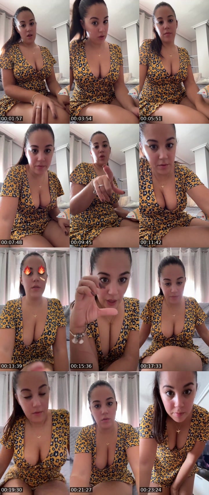 Contact-sheet preview of Lorenaglbrt1 🌹🐝's Liveme recording