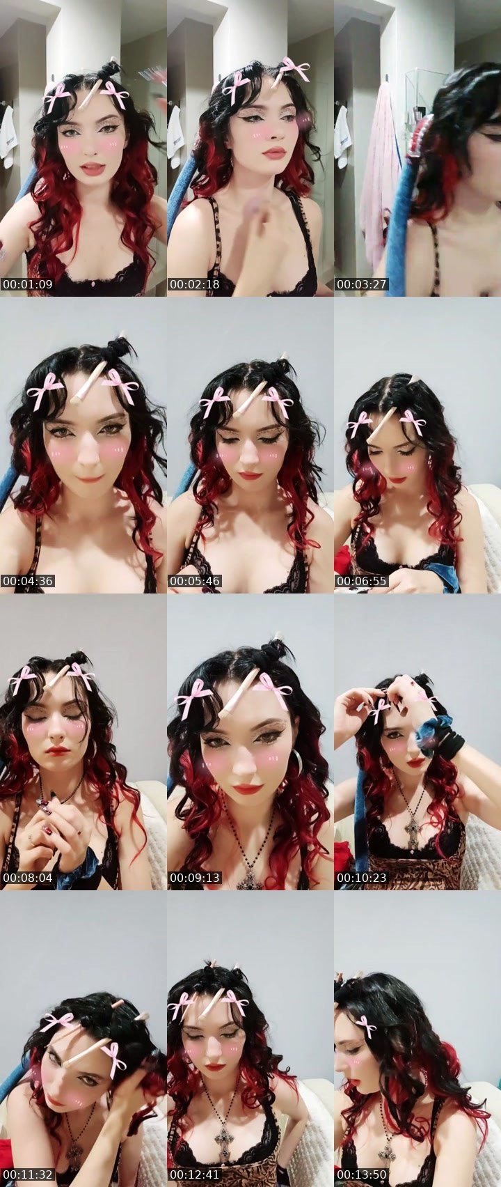 Contact-sheet preview of Tori🍒33k🎯's Liveme recording